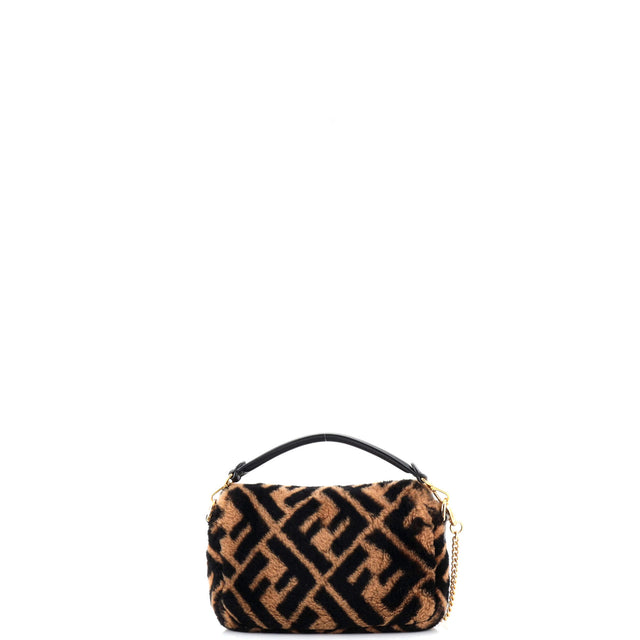 Fendi Baguette NM Bag Zucca Shearling Mini