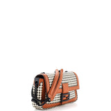Fendi Baguette NM Bag Vichy Interlaced Leather Medium