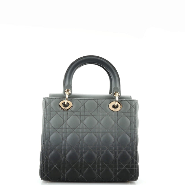 Christian Dior Lady Dior Bag Cannage Quilt Gradient Lambskin Medium