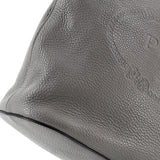 Prada Logo Bucket Messenger Bag Vitello Phenix Medium