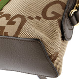 Gucci Ophidia Dome Shoulder Bag Jumbo GG Canvas Small