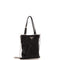 Prada Chain Flat Tote Crystal Embellished Satin Mini