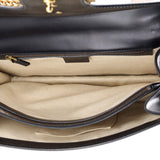 Gucci Web Heart GG Marmont Chain Shoulder Bag Leather Medium