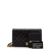 Chanel Vintage Full Flap Bag Quilted Lambskin Medium
