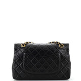 Chanel Vintage Classic Double Flap Bag Quilted Lambskin Medium