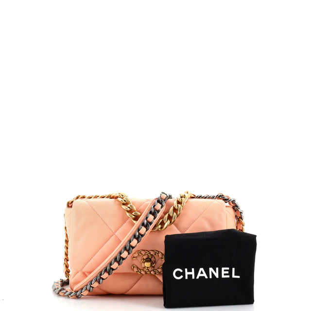 Chanel 19 Flap Bag Quilted Leather Medium