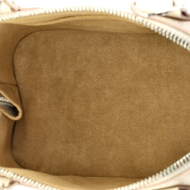 Louis Vuitton Alma Handbag Epi Leather with Logo Jacquard Strap BB