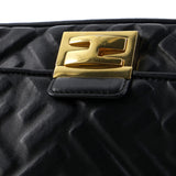Fendi Upside Down Bag Zucca Embossed Leather