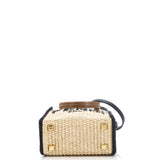 Fendi Sunshine Shopper Tote Straw Mini