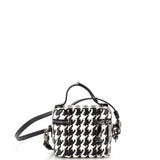 Christian Dior Lady Dior Vanity Case Houndstooth Braided Leather Micro