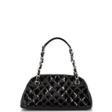 Chanel Just Mademoiselle Bag Quilted Patent Small