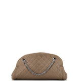 Chanel Just Mademoiselle Bag Quilted Aged Calfskin Medium