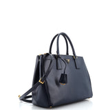 Prada Double Zip Lux Tote Saffiano Leather Medium