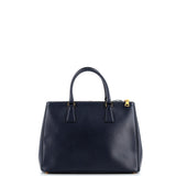 Prada Double Zip Lux Tote Saffiano Leather Medium