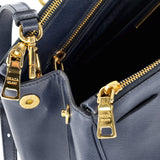 Prada Double Zip Lux Tote Saffiano Leather Medium