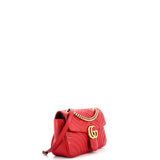 Gucci GG Marmont Flap Bag Matelasse Leather Small