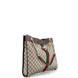 Gucci Rajah Chain Tote GG Coated Canvas Large