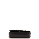 Prada Chain Flap Bag Studded Glace Calf Small