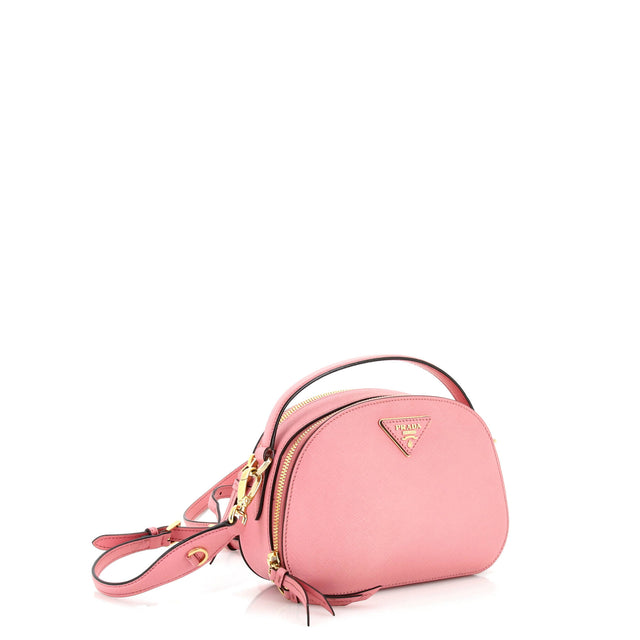 Prada Odette Top Handle Bag Saffiano Leather Small