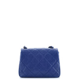 Chanel Incognito Square Flap Bag Quilted Caviar Mini