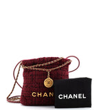 Chanel 22 Chain Hobo Quilted Tweed Mini