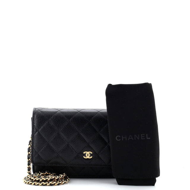 Chanel Wallet on Chain Quilted Caviar