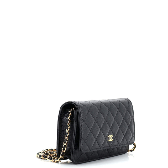 Chanel Wallet on Chain Quilted Caviar