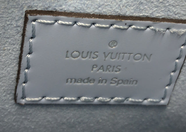 Louis Vuitton Petit Sac Plat Bag Epi Leather with Logo Jacquard Strap