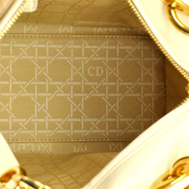 Christian Dior Vintage Lady Dior Bag Cannage Quilt Lambskin Medium