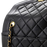 Chanel Vintage CC Chain Flap Bag Quilted Lambskin Medium