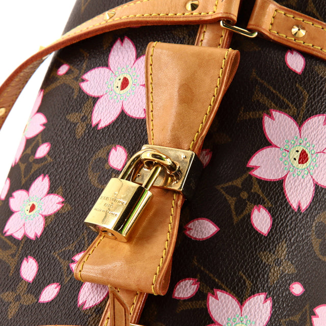 Louis Vuitton Papillon Handbag Limited Edition Cherry Blossom Monogram