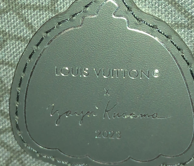 Louis Vuitton Weekend Tote Yayoi Kusama Pumpkins Reverse Monogram Eclipse Canvas GM