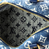 Louis Vuitton Speedy Bandouliere Bag Monogram Jacquard Denim 25