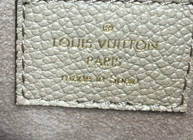 Louis Vuitton Bagatelle NM Handbag Bicolor Monogram Empreinte Giant