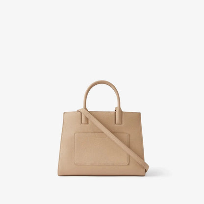 Frances Mini Leather Top-handle Bag in Oat Beige Handbags BURBERRY - LOLAMIR