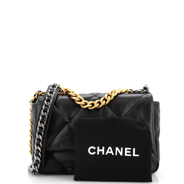 Chanel 19 Flap Bag Quilted Leather Medium