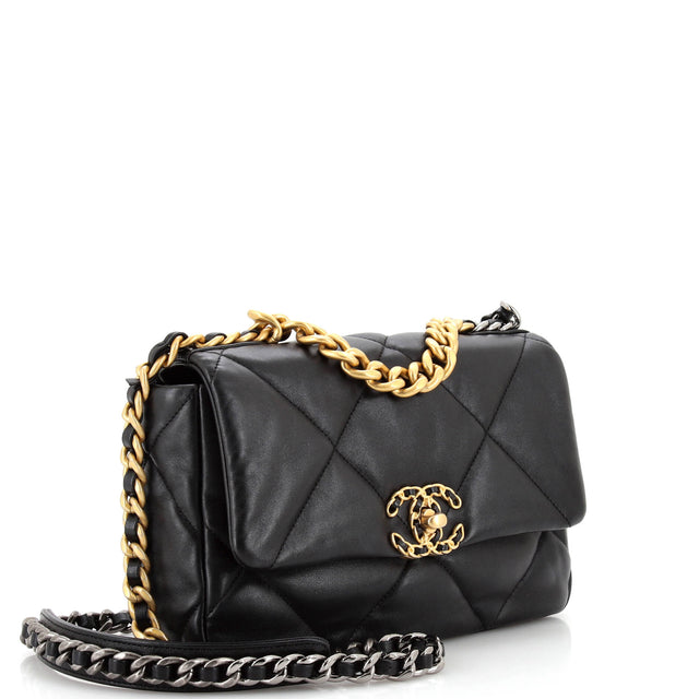 Chanel 19 Flap Bag Quilted Leather Medium