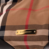 Burberry Canterbury House Check Small Canvas Tote