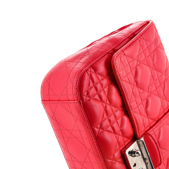 Christian Dior Miss Dior Flap Bag Cannage Quilt Lambskin Medium