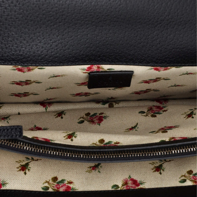 Gucci Web Dionysus Bag Embroidered Leather Medium