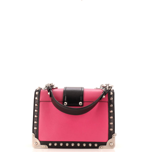 Prada Cahier Crossbody Bag Studded City Calf Small