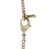Chanel Multi-Logo Engraved CC Pendant Necklace Metal with Crystals