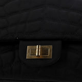 Chanel Reissue 2.55 Flap Bag Crocodile Quilted Satin 227