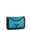 Prada Chain Flap Bag Studded Glace Calf Small