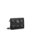 Christian Dior Caro Zipped Pouch With Chain Diamond Motif Cannage Calfskin