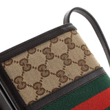 Gucci Web Wallet on Strap GG Canvas Small