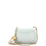 Chanel Pearl Crush Square Flap Bag Quilted Lambskin Mini