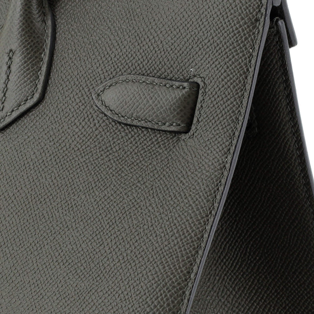 Hermes Birkin Sellier Bag Green Epsom with Palladium Hardware 30