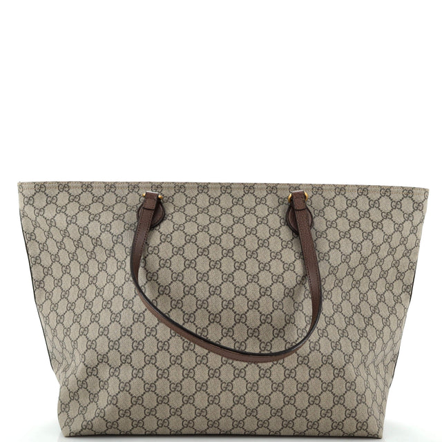 Gucci Convertible Soft Tote GG Coated Canvas Medium