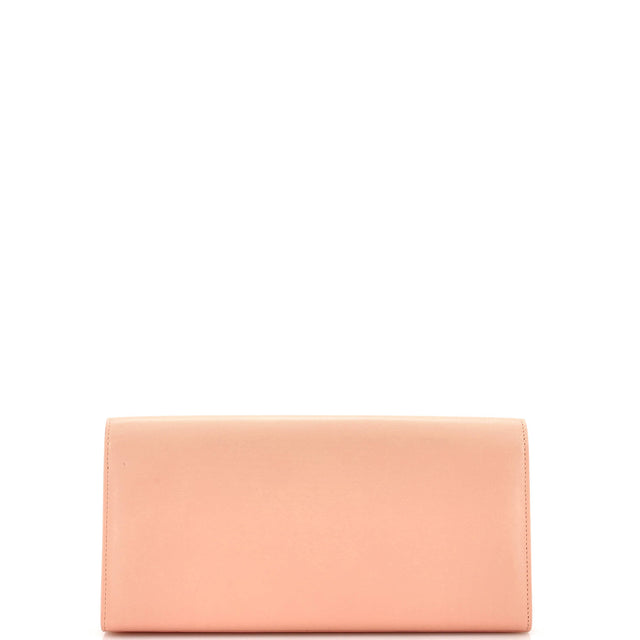 Saint Laurent Classic Monogram Clutch Leather Long